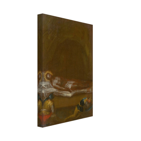 Jesus is Laid in the Tomb – Baroque Sacred Art Print - Canvas - 20x30 cm / 8x12″ - 
