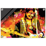 Jimi Hendrix | A Tribute to the Legend of Rock - 30x45 cm / 12x18″ - Acrylic Print - 
