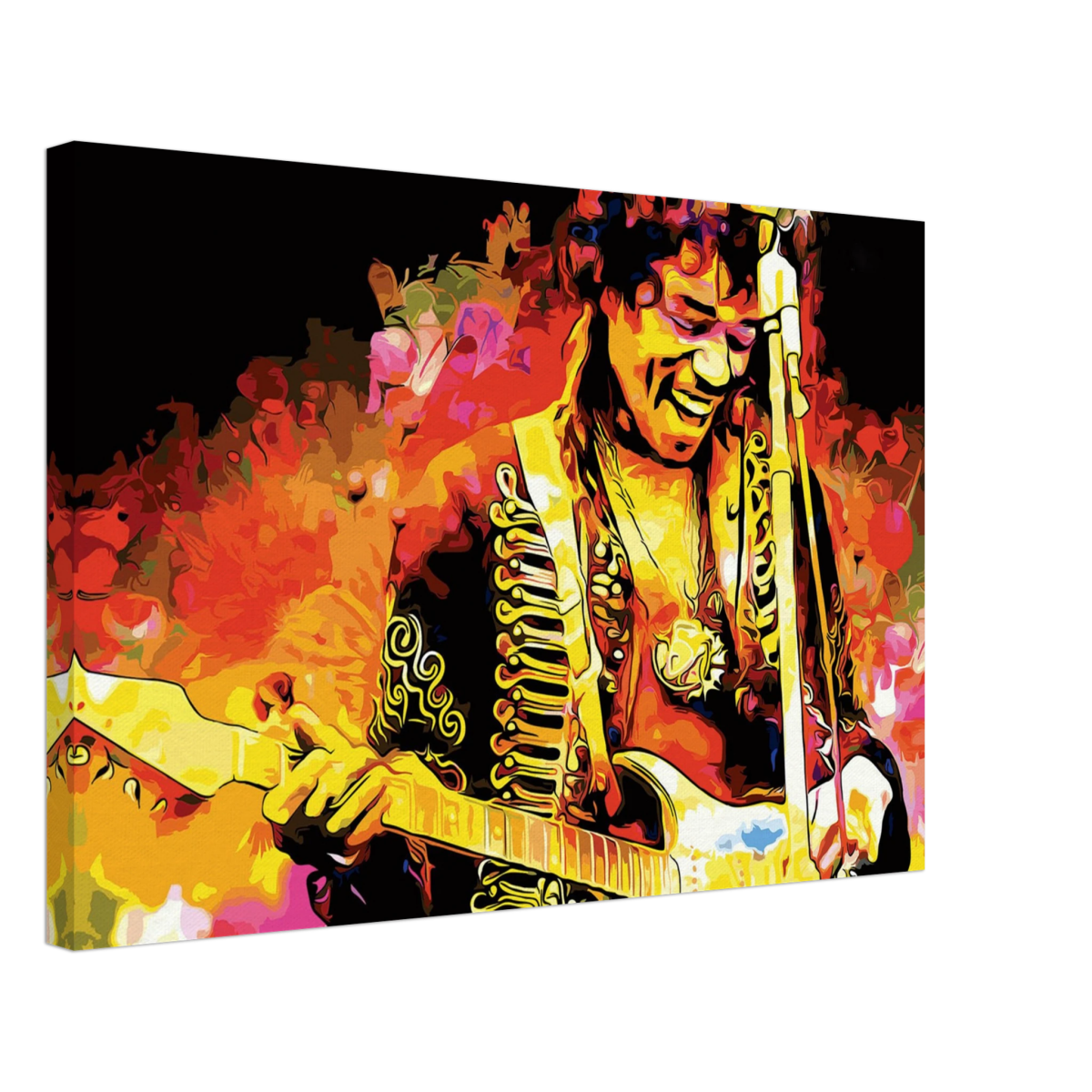 Jimi Hendrix | A Tribute to the Legend of Rock - 40x60 cm / 16x24″ - Canvas - 