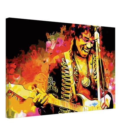 Jimi Hendrix | A Tribute to the Legend of Rock - 40x60 cm / 16x24″ - Canvas - 