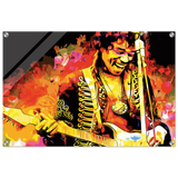 Jimi Hendrix | A Tribute to the Legend of Rock - 50x75 cm / 20x30″ - Acrylic Print - 