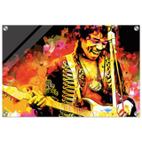 Jimi Hendrix | A Tribute to the Legend of Rock - 40x60 cm / 16x24″ - Acrylic Print - 