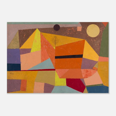 Joyful Mountain by Paul Klee - Aluminum Print - 70x100 cm / 28x40″ - 
