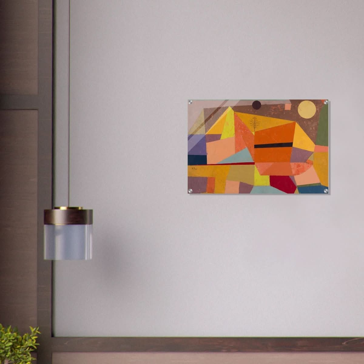Joyful Mountain by Paul Klee - Acrylic Print - 50x75 cm / 20x30″ - 