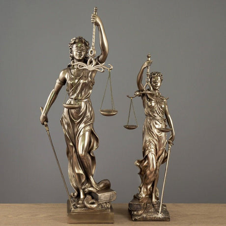 Justice Goddess Statue – Modern Luxury Décor - Small - 