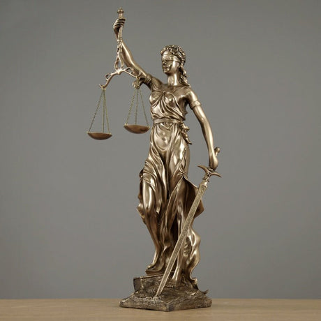 Justice Goddess Statue – Modern Luxury Décor - Small - 