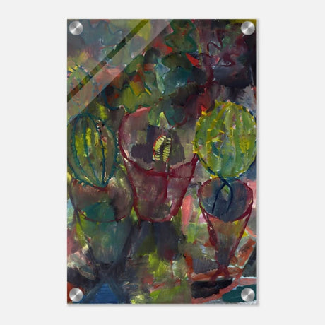 Kakteen by Paul Klee (1912) | Vintage wall art print - Acrylic Print - 30x45 cm / 12x18″ - 