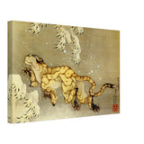 Katsushika Hokusai Japanese art | Vintage wall art print - Canvas - 30x45 cm / 12x18″ - 