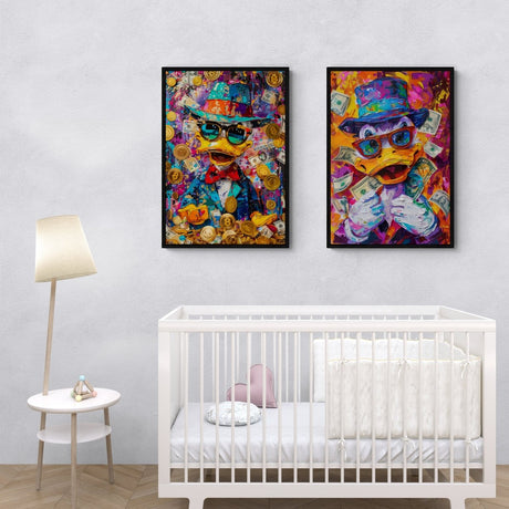 Kids Bedroom Set | Scrooge McDuck - Canvas - 30X45 CM / 12X18″ - 