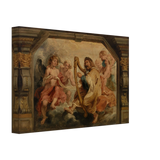 King David Playing the Harp – Peter Paul Rubens Wall Art Print - Canvas - 20x30 cm / 8x12″ - 
