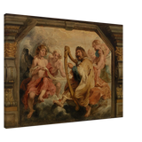 King David Playing the Harp – Peter Paul Rubens Wall Art Print - Canvas - 70x100 cm / 28x40″ - 