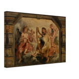 King David Playing the Harp – Peter Paul Rubens Wall Art Print - Canvas - 30x45 cm / 12x18″ - 
