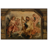 King David Playing the Harp – Peter Paul Rubens Wall Art Print - Fine Art Poster - 30x45 cm / 12x18″ - 