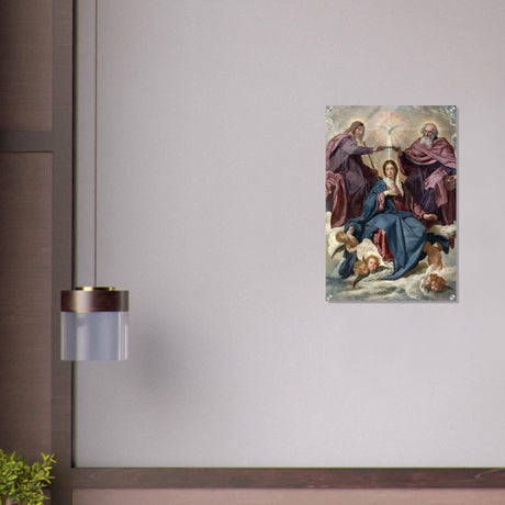 La Coronación De La Virgen (C.1635) - Acrylic Print - 50x75 cm / 20x30″