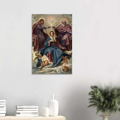La Coronación De La Virgen (C.1635) - 10 mm - Wood Prints - 50x75 cm / 20x30″