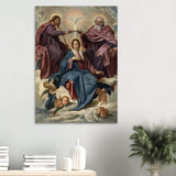 La Coronación De La Virgen (C.1635) - 10 mm - Wood Prints - 70x100 cm / 28x40″