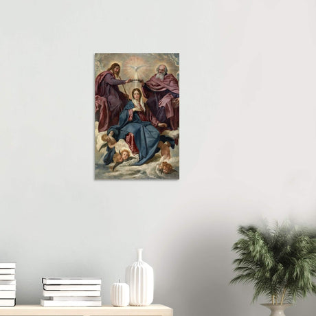 La Coronación De La Virgen (C.1635) - 20 mm - Wood Prints - 40x60 cm / 16x24″