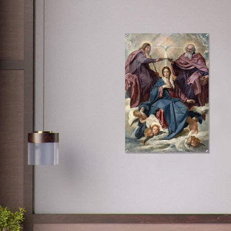 La Coronación De La Virgen (C.1635) - Acrylic Print - 70x100 cm / 28x40″
