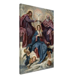 La Coronación De La Virgen (C.1635) - Thick - Canvas - 60x90 cm / 24x36″