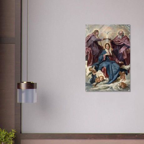 La Coronación De La Virgen (C.1635) - Acrylic Print - 60x90 cm / 24x36″
