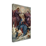La Coronación De La Virgen (C.1635) - Thick - Canvas - 30x45 cm / 12x18″