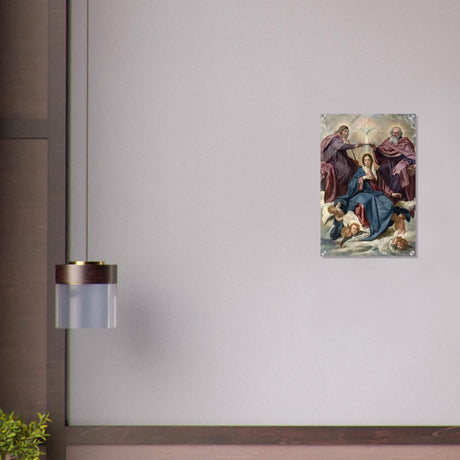 La Coronación De La Virgen (C.1635) - Acrylic Print - 40x60 cm / 16x24″