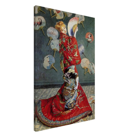 La Japonaise , The Japanese (1876) by Claude Monet | Vintage wall art print - Canvas - 60x90 cm / 24x36″ - 