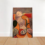 La Lecture by Pablo Picasso 1932 - Brushed Aluminum Print - 40x60 cm / 16x24″ - 