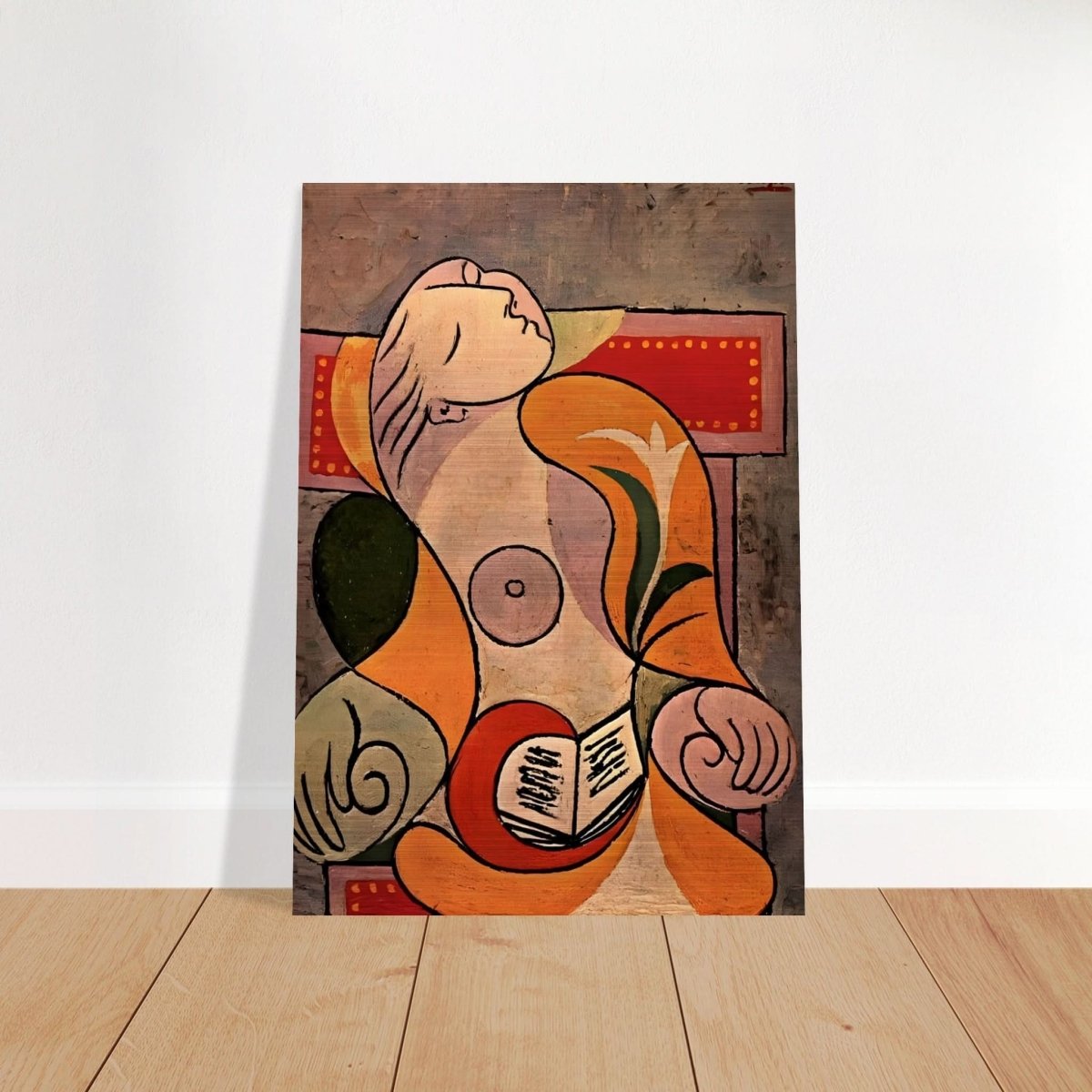 La Lecture by Pablo Picasso 1932 - Brushed Aluminum Print - 70x100 cm / 28x40″ - 