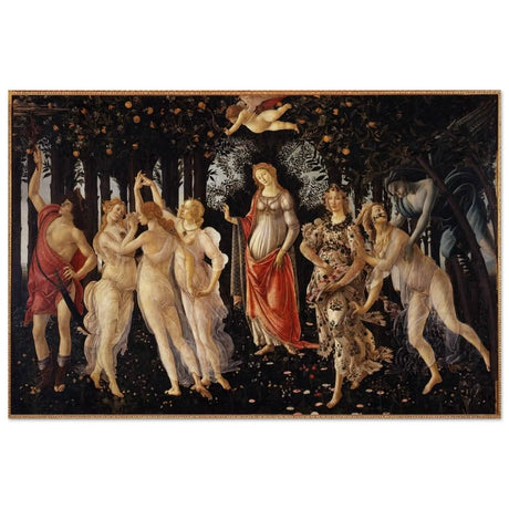 La Primavera by Sandro Botticelli | Primavera | Vintage Art wall art print - Wood Prints - 40x60 cm / 16x24″ - 