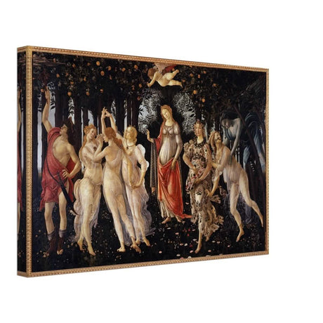 La Primavera by Sandro Botticelli | Primavera | Vintage Art wall art print - Canvas - 30x45 cm / 12x18″ - 