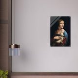 Lady with an Ermine by Leonardo da Vinci - Acrylic Print - 50x75 cm / 20x30″ - 