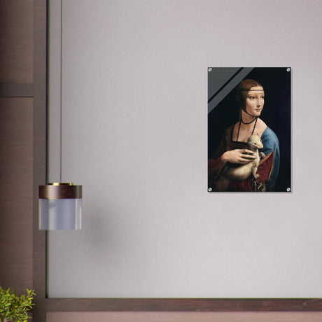 Lady with an Ermine by Leonardo da Vinci - Acrylic Print - 50x75 cm / 20x30″ - 