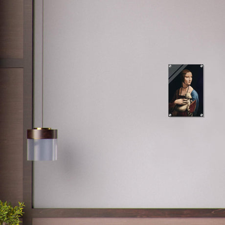 Lady with an Ermine by Leonardo da Vinci - Acrylic Print - 30x45 cm / 12x18″ - 