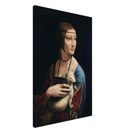 Lady with an Ermine by Leonardo da Vinci - Canvas - 60x90 cm / 24x36″ - Slim