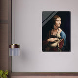 Lady with an Ermine by Leonardo da Vinci - Acrylic Print - 70x100 cm / 28x40″ - 