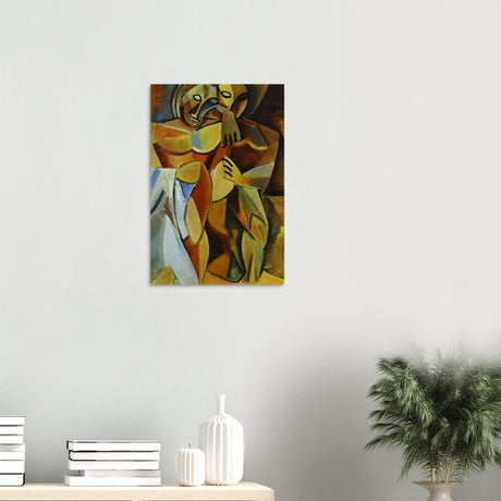 L'amitié by Pablo Picasso 1908 (Friendship, Two Nudes) - Wood Prints - 40x60 cm / 16x24″ - 