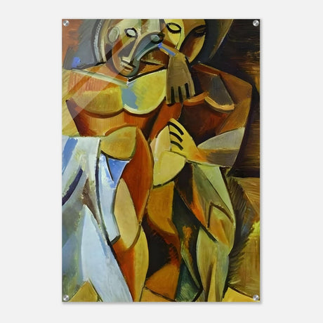 L'amitié by Pablo Picasso 1908 (Friendship, Two Nudes) - Acrylic Print - 70x100 cm / 28x40″ - 