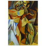 L'amitié by Pablo Picasso 1908 (Friendship, Two Nudes) - Aluminum Print - 60x90 cm / 24x36″ - 