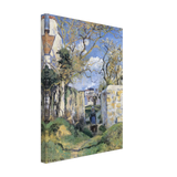 Landscape From Pontoise (1874) by Camille Pissarro – Impressionist Wall Art Print - Canvas - 30x40 cm / 12x16″ - 
