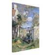 Landscape From Pontoise (1874) by Camille Pissarro – Impressionist Wall Art Print - Canvas - 60x80 cm / 24x32″ - 
