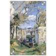 Landscape From Pontoise (1874) by Camille Pissarro – Impressionist Wall Art Print - Acrylic Print - 20x30 cm / 8x12″ - 