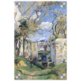 Landscape From Pontoise (1874) by Camille Pissarro – Impressionist Wall Art Print - Acrylic Print - 20x30 cm / 8x12″ - 