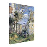 Landscape From Pontoise (1874) by Camille Pissarro – Impressionist Wall Art Print - Canvas - 50x60 cm / 20x24″ - 