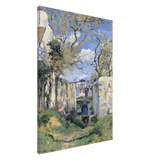 Landscape From Pontoise (1874) by Camille Pissarro – Impressionist Wall Art Print - Canvas - 70x100 cm / 28x40″ - 