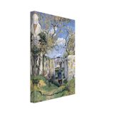 Landscape From Pontoise (1874) by Camille Pissarro – Impressionist Wall Art Print - Canvas - 20x30 cm / 8x12″ - 