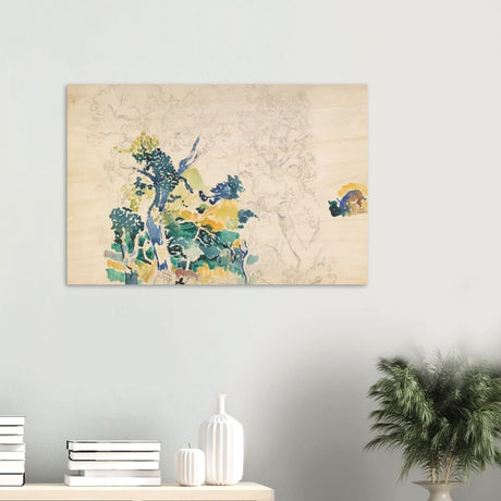 Landscape Painting by Henri - Edmond Cross - Wood Prints - 60x90 cm / 24x36″ - 10 mm
