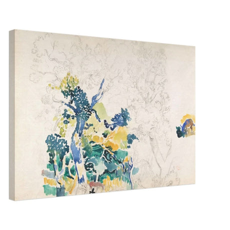 Landscape Painting by Henri - Edmond Cross - Canvas - 50x75 cm / 20x30″ - Thick