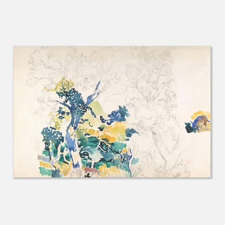 Landscape Painting by Henri - Edmond Cross - Aluminum Print - 60x90 cm / 24x36″ - 