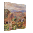 "Landscape (Paysage)" by Pierre - Auguste Renoir – Impressionist Wall Art Print | French Countryside - Canvas - 60x60 cm / 24x24″ - 